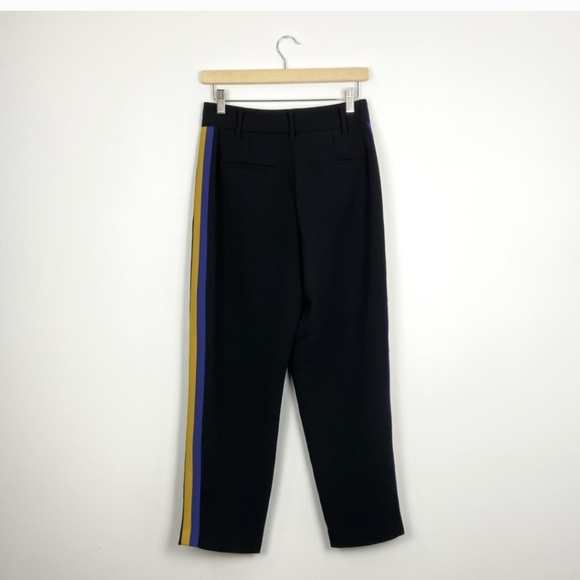 Wilfred Free Dress Pant with yellow and blue stripe cropped - Picture 3 of 8